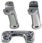 1/2" Chrome Offset Handlebar Riser Kit For Harley Custom 56290-05 41001 New. Price: $104.40.