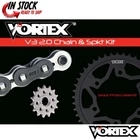 Yamaha YZF-R1S 16-18 Vortex 520 Chain And Sprocket Kit 15-43 Tooth CK6468 New. Price: $298.37.
