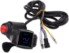 Koobook 1PCS 12V-72V E-bike Universal Thumb Throttle Led Display Voltage Black New. Price: $21.99.