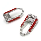Cnc Silver Wide Touring Rider Front Foot Pegs For Aprilia Mana 850 2007-2017 New. Price: $60.85.