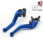 Fxcnc Motorcycle Shorty Clutch Brake Levers For Yzf R1 R6S FZ1 FZ8 XJ6 Blue New. Price: $26.60.
