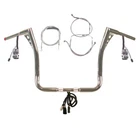 1/4" Chrome 15" Z Bar Prewired Kit 2008-2013 Harley Street Glide Cruise No Abs New. Price: $1214.00.