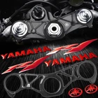 Handle Bar Yoke Cover Carbon Look+chrome Red 8" Logo+emblem Sticker 09-11 YZF-R1 New. Price: $37.52.
