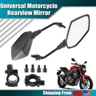 Pair 10MM Universual 7/8" Motorcycle Side Mirror Atv Scooter E-bike Rearview New. Price: $15.55.