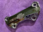 Harley Top Chrome Bar And Shield Clamp New Old Stock. Price: $59.00.