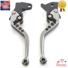 For Royal Enfield Hunter 350 2022 2023 2024 Gray Fxcnc Brake Clutch Levers Short New. Price: $26.60.