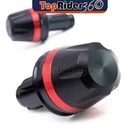 Red Cnc Bar End Sliders Moire For Kawasaki ZZR1200 02-05 04 03 New. Price: $38.26.