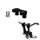 Power James Black Handlebar Risers Adapter 1.6" Forwards Harley Davidson New. Price: $147.36.