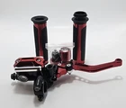 Universal Motorcycle Brake Lever Set 7/8" 22MM Cnc Aluminum Master Cylinder Red New. Price: $28.95.