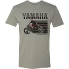 Yamaha Cycle T-shirt Stone Gray/red Small NP21S-M1968-S New. Price: $25.25.