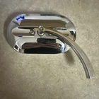 Harley Oval Chrome Billet Mirror Touring Fxrt Dyna Softail Sportster Custom Fxdx Used. Price: $46.99.