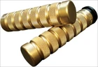 Accutronix Custom Gothic Style Knurled Notched Brass Hand Grips For Harley Th... New. Price: $161.06.