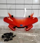 Nos National Cycle Hawk Gt Universal Red Tint Windshield Fairing 7/8" Bar New. Price: $245.00.