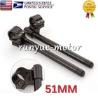 51MM Riser 1" Clip Ons Fork Clamp Cnc Bars End Tube 10 Degrees New. Price: $37.99.
