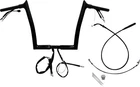 Fat Baggers Inc. 949912-B 1-1/4" Ez Install Pointed Top Handlebar 12" New. Price: $749.95.