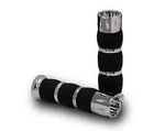 Avon Rival Cushioned Chrome Handlebar Grips (AIR-90-RIV) New. Price: $77.62.