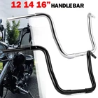 12" 14" 16" Rise Ape Hanger Handlebars For Harley Softail Dyna Sportster Iron Xl New. Price: $79.95.