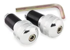 Bikemaster Anti-vibration Bar Ends 7/8IN. Silver Motorcycle Atv/utv 266002 New. Price: $17.11.