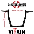 Siouxicide Choppers Villain 10" Black Handlebars Apes Harley '24-UP Road Glide New. Price: $325.00.