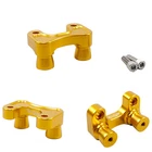 Gold Handlebar Front Riser Adapter For Harley Road Glide Street Bob Low Rider New. Price: $89.95.