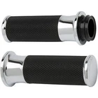 Arlen Ness 07-320 Chrome Fusion Smooth Hand Grips For Harley Cable Op Throttle New. Price: $80.95.