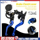7/8" Motorcycle Hydraulic Brake Clutch Lever Master Cylinder Reservoir BLUE2-20X New. Price: $102.59.