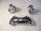 Harley Davidson Chrome Upper Handlebar Top Clamp Fx Fl 2013-2020 3-PIECE Oem Set Used. Price: $100.19.
