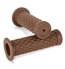 Burly Brand B16-1002 Rubber Diamondback Grips Brown 7/8" New. Price: $27.69.