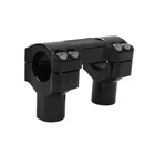 Black 2.4" Tall 1.25" Handlebar Risers Clamp Kit For Harley Softail Dyna Touring New. Price: $119.95.