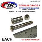 Titanium GR5 Clutch Lever Pivot Bolt Kit Ktm, Brembo 54802038100 2006 2019 New. Price: $27.04.
