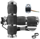 Avon Cush Heated Chrome/black Grips W/throttle Boss (MT-AIR-90-C-B-H) New. Price: $213.10.