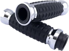 Drag Specialties 0630-2641 Chrome Grenade Grips For 08+ Harley-davidson Tbw New. Price: $135.91.