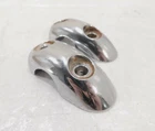 Harley Davison Vrscr Street Rod Chrome Left Right Handlebar Riser Clamp Caps Used. Price: $14.95.