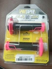 Protaper Clamp-on Grip System Half Waffle Neon Pink/black New. Price: $24.00.
