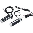 Kuryakyn 6471 Chrome Heated Iso Hand Grips For Harley Dual Cable Op Throttle New. Price: $311.99.