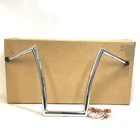 Todds Cycle 1.25" Strip Handlebar Fat Bobber 17" Rise Chrome Harley 0601-2722 New. Price: $319.00.
