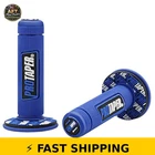 Pocrrmcb 7/8" Motorcycle Handle Grips - Blue New. Price: $32.99.