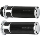 Arlen Ness 07-302 Fusion Chrome Slot Track Hand Grips For Harley Electronic Tbw New. Price: $89.95.