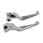 Brake And Clutch Lever Set Stripe For Harley Dyna Wide Glide 96-17 Chrome New. Price: $124.99.