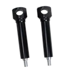 8.0"TALL Black Springer Riser 1.0" Clamp For Harley 97-LATER Cross Bones Flsts New. Price: $149.95.