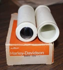 Harley 56201-62A Nos Oem White Grips In Box W/chrome Plugs D2 Used. Price: $132.47.