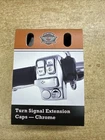 Chrome Turn Signal Switch Extension Caps 71500411 Harley Road King Freewheeler New. Price: $19.95.