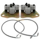 Front Brake Calipers & Hose Lines For Polaris Sportsman 500 570 700 800 450 Atv New. Price: $49.99.