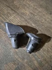 1990 Honda XR80 Lever Covers 53176-KK0-000 + 53177-KN5-670 Used. Price: $15.00.