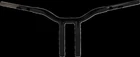Choppers LA-7369-10B Handlebar Kagefighter 1PC 1.25" Pull Back Finish New. Price: $300.11.