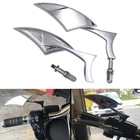 8MM Rear View Mirrors Fits For Harley Touring Road King Street Glide Ultra New. Price: $26.05.