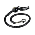 Dream Apparel 42" Leather Motorcycle Get Back Whip For Handlebar Black New. Price: $51.68.