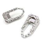 Trc Passenger Rear Silver Wide Foot Pegs For Honda CBR1100XX Blackbird 2004-2007 New. Price: $59.73.