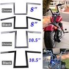Drag 1" Black Chrome Z-bar Handlebar For Harley Sportster Dyna Yamaha Kawasaki New. Price: $42.95.