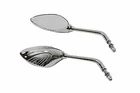 Lazer Wing Mirror Set Chrome For Harley Davidson By V-twin New. Price: $51.48.